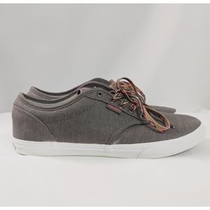 Vans Sneakers Gray With Aztec Shoe Laces EUC Sz 7